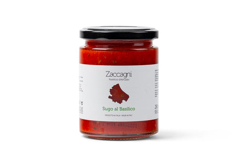 Zaccagni sugo pomodoro e basilico